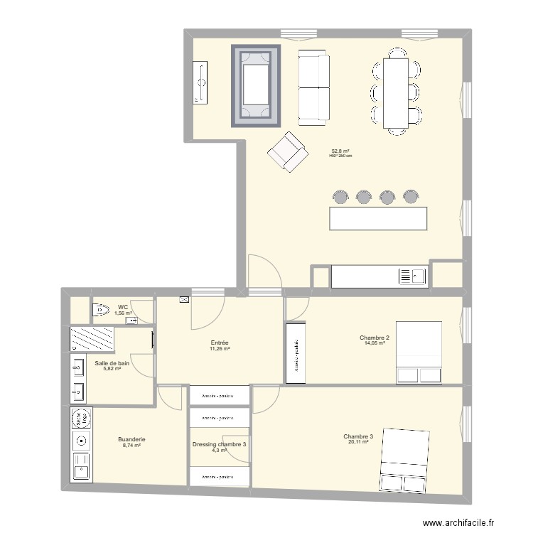 SAINT_NICOLAS_B. Plan de 11 pièces et 120 m2