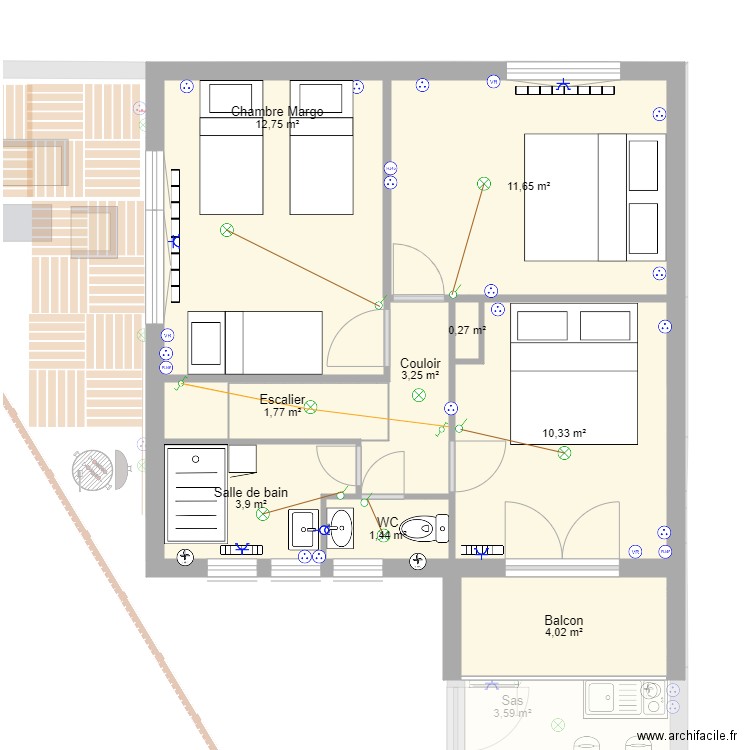 Maison Margo+. Plan de 0 pièce et 0 m2
