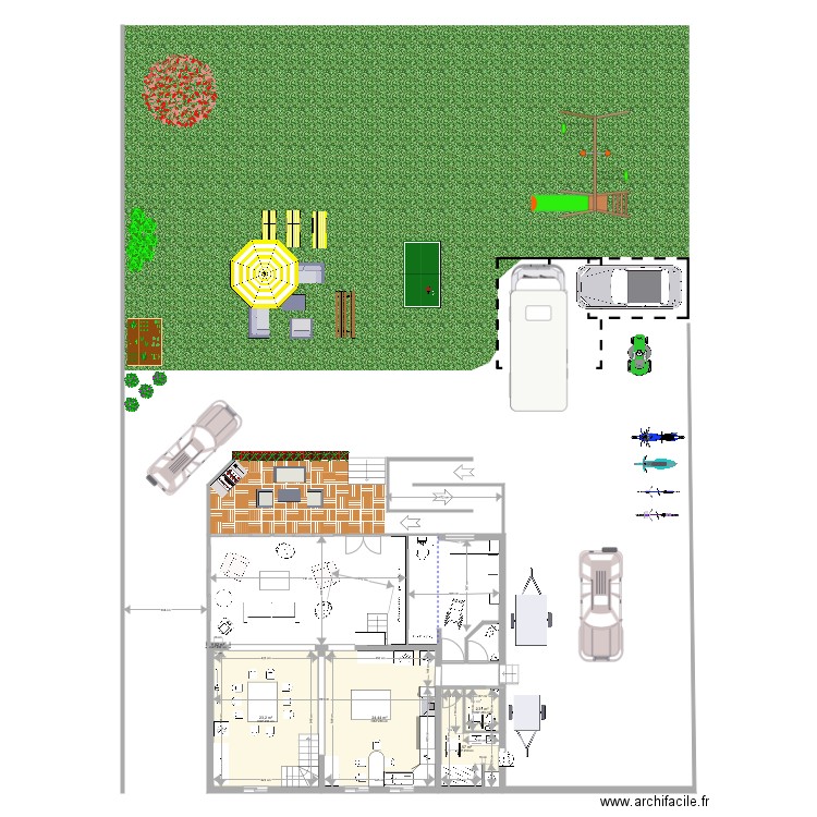 Sains rdc 4. Plan de 0 pièce et 0 m2