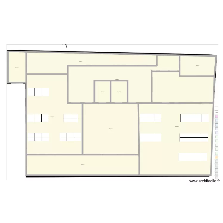 Sprinklr Floor plan. Plan de 