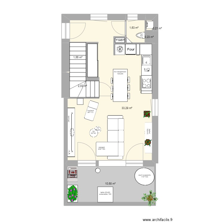 B05 étage 1 coffret élec. Plan de 0 pièce et 0 m2