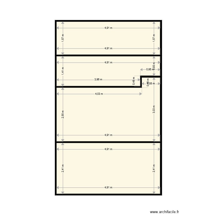 Etage Céline Michel Ougrée. Plan de 0 pièce et 0 m2