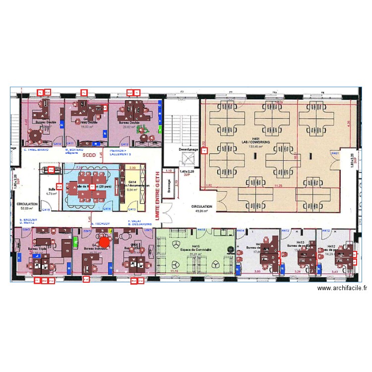 SCDD meublé. Plan de 0 pièce et 0 m2