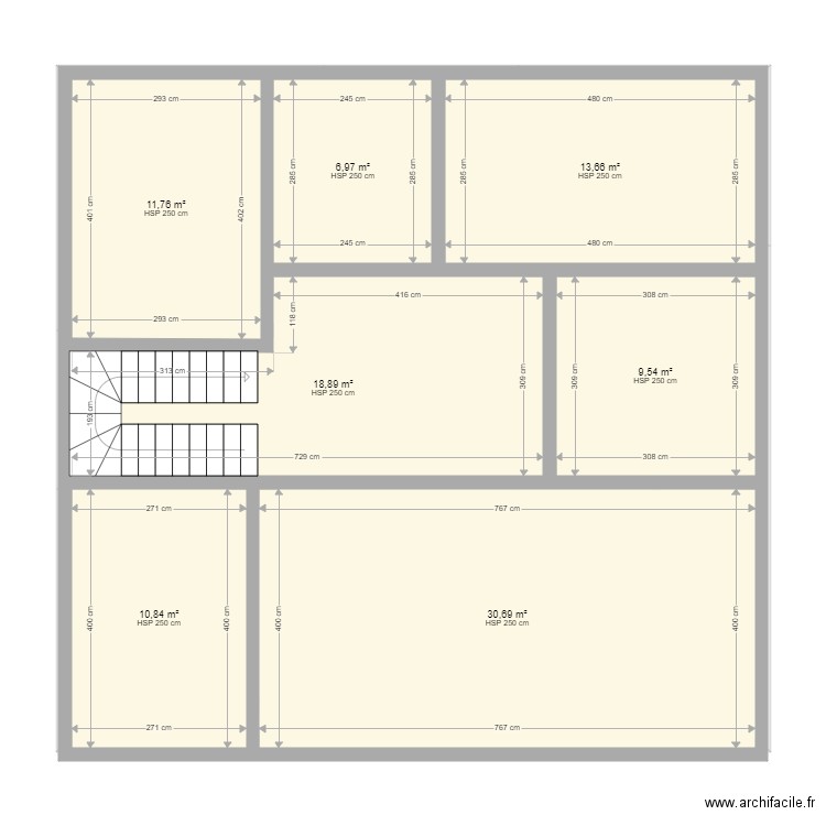 Jacqueline GENSER. Plan de 0 pièce et 0 m2