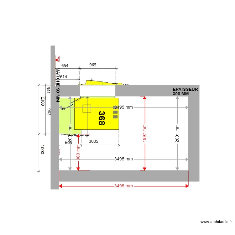 COUPE EXISTANT ST JEAN DU VAR 368. Plan de 0 pièce et 0 m2
