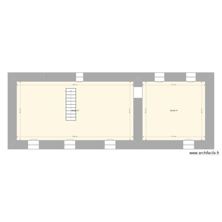 barrou jean R+1. Plan de 0 pièce et 0 m2