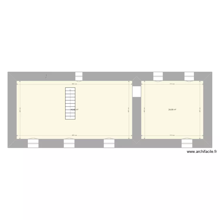 barrou jean R+1. Plan de 