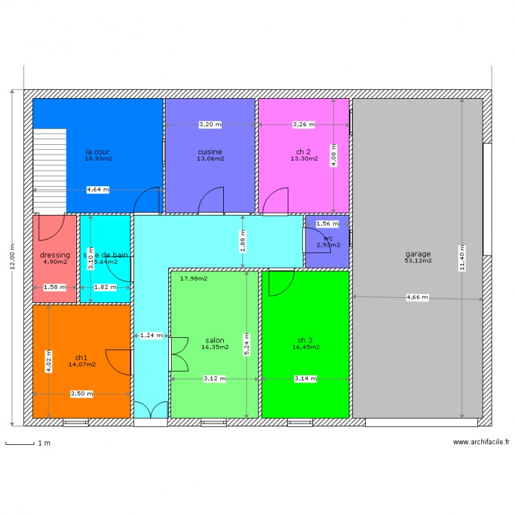 aliplan. Plan de 0 pièce et 0 m2