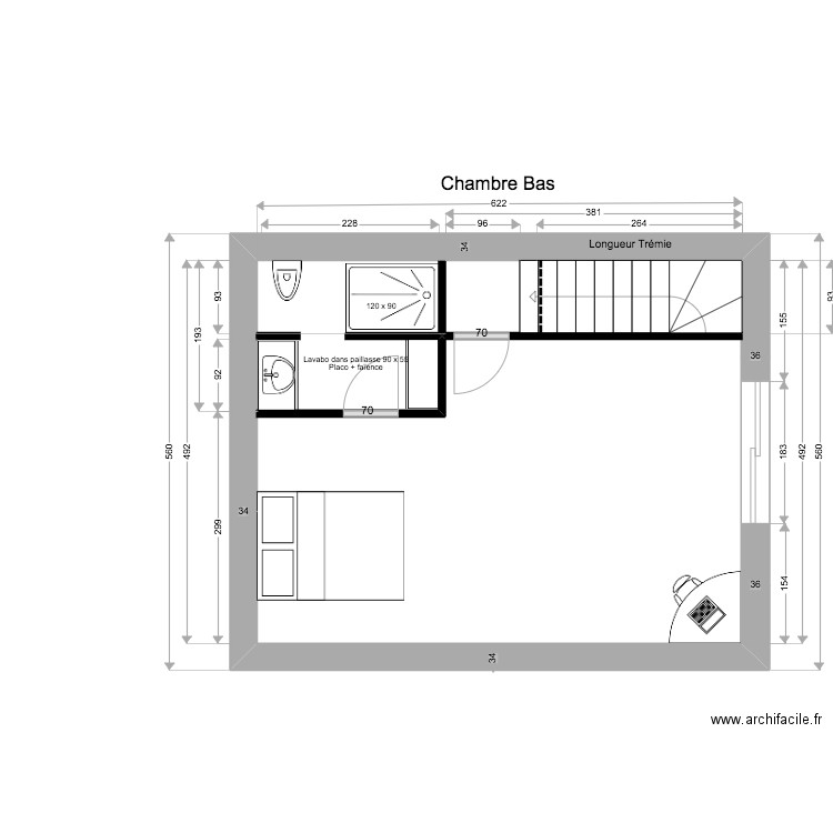 NEW LAST. Plan de 6 pièces et 140 m2