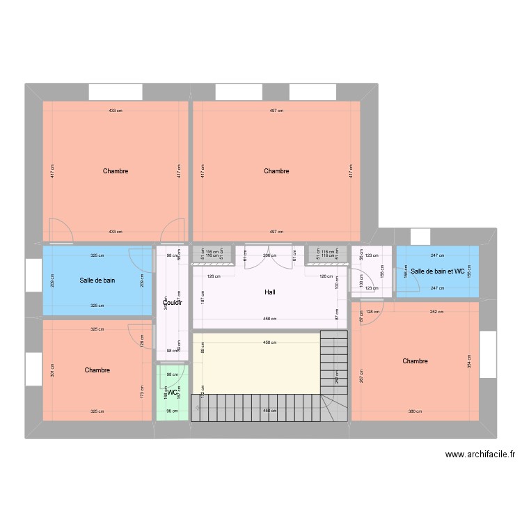 Bvd Die 1er. Plan de 13 pièces et 103 m2