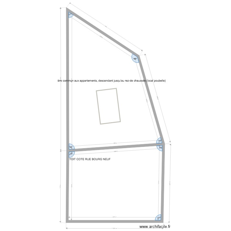 TOIT SALON AVANT INSTALLATION VELUX . Plan de 0 pièce et 0 m2