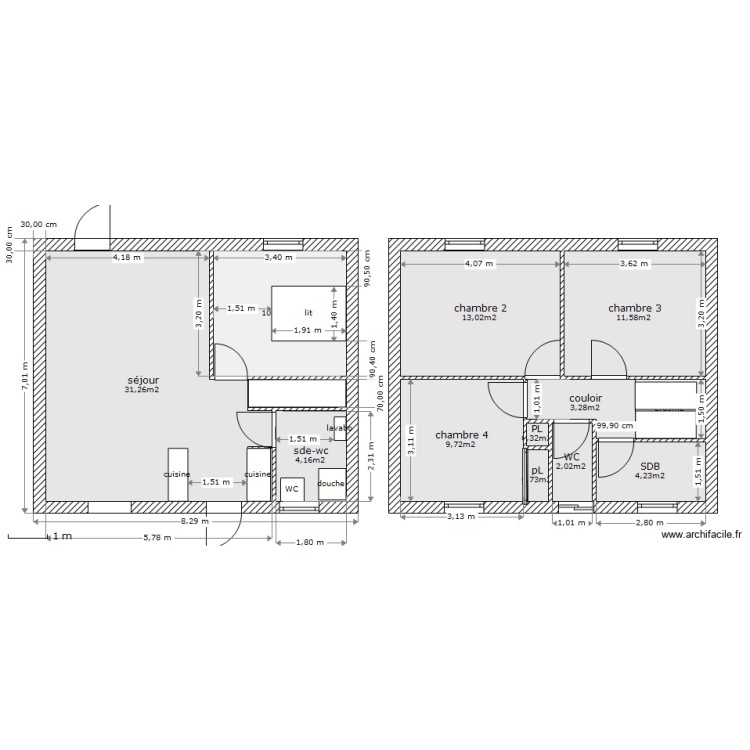 Villejuif handicap&eacute;e 2. Plan de 0 pièce et 0 m2