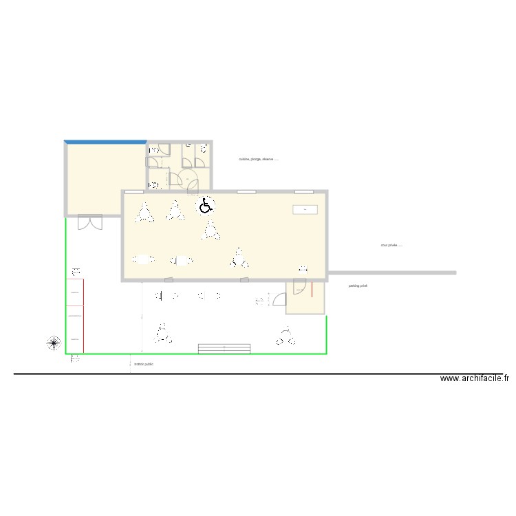 LA GRANDE ROCHE . Plan de 0 pièce et 0 m2