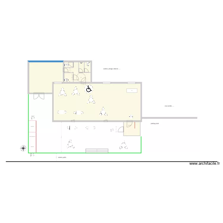 LA GRANDE ROCHE . Plan de 0 pièce et 0 m2