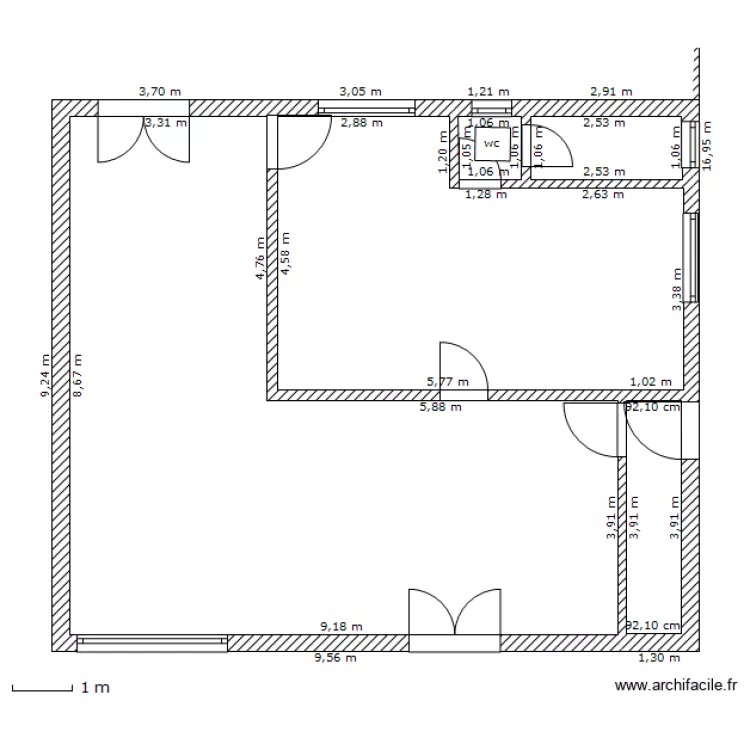 RDC Sartrouville. Plan de 
