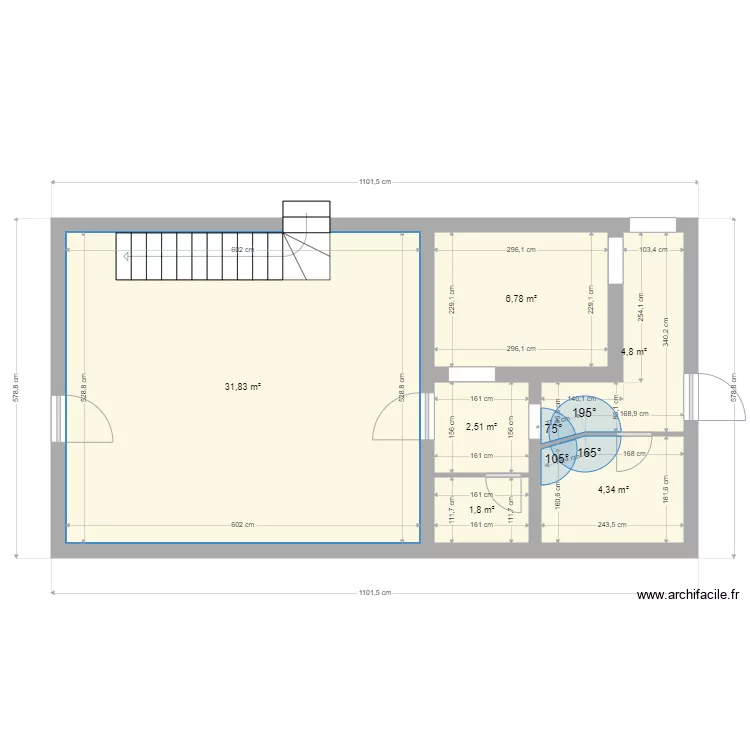 terrien pierrot. Plan de 