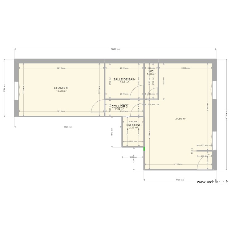 RENOVATION SAINT VALLIER PLAN PROJET 1309. Plan de 0 pièce et 0 m2
