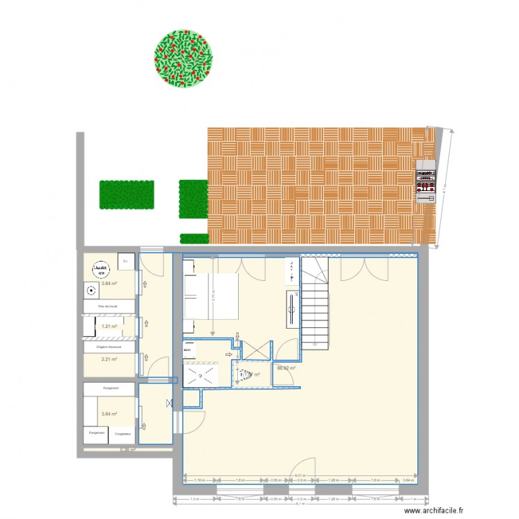 maison bas  ext. Plan de 0 pièce et 0 m2