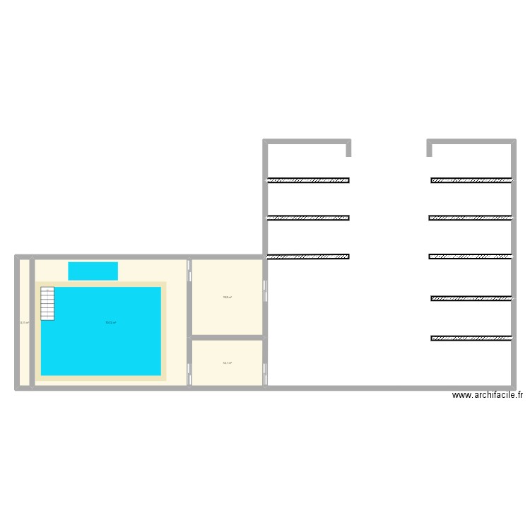 plan bourg 111. Plan de 4 pièces et 108 m2