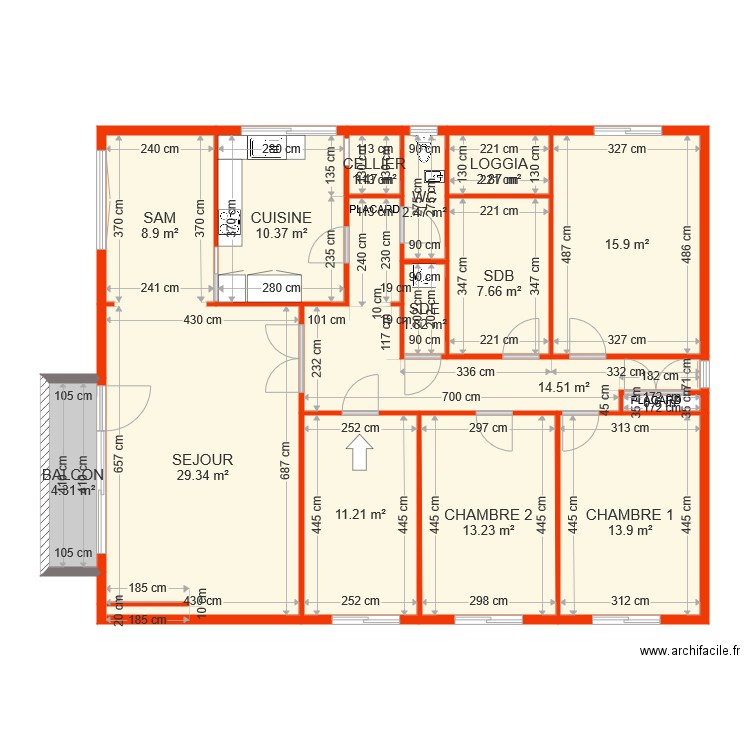 BI 6568. Plan de 0 pièce et 0 m2