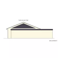 Fa&ccedil;ade sud-ouest / Projet MODIF