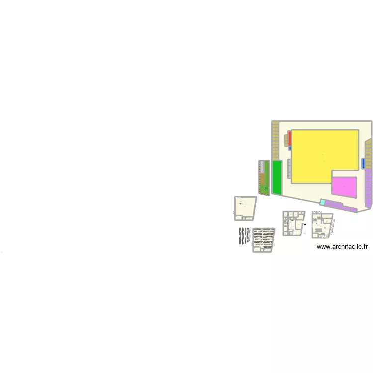 garage paquier. Plan de 