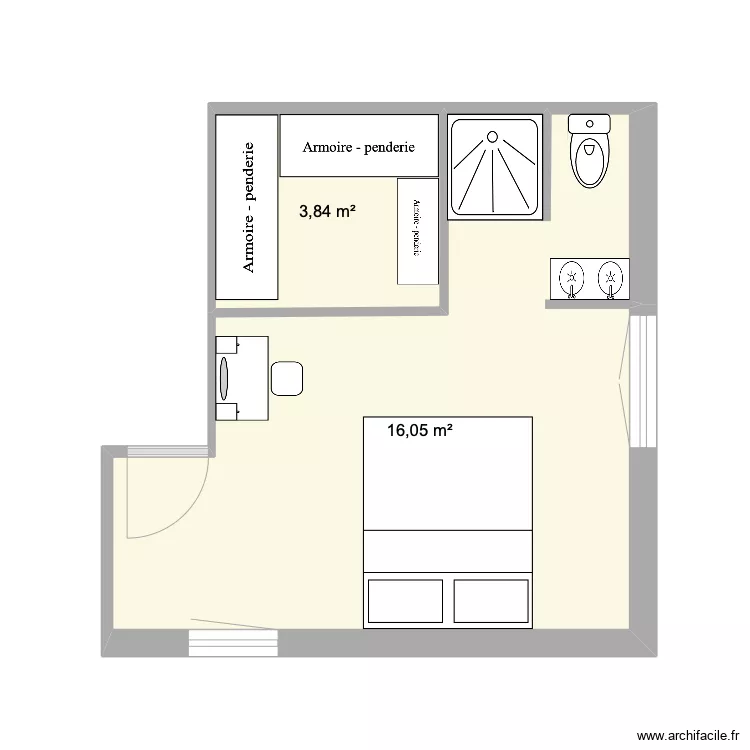 Suite Parentale V4. Plan de 