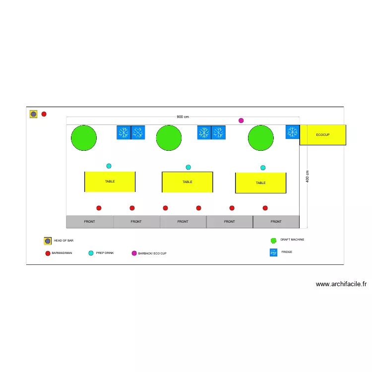 BAR 9M Sisteron. Plan de BAR 9M Sisteron. Plan de