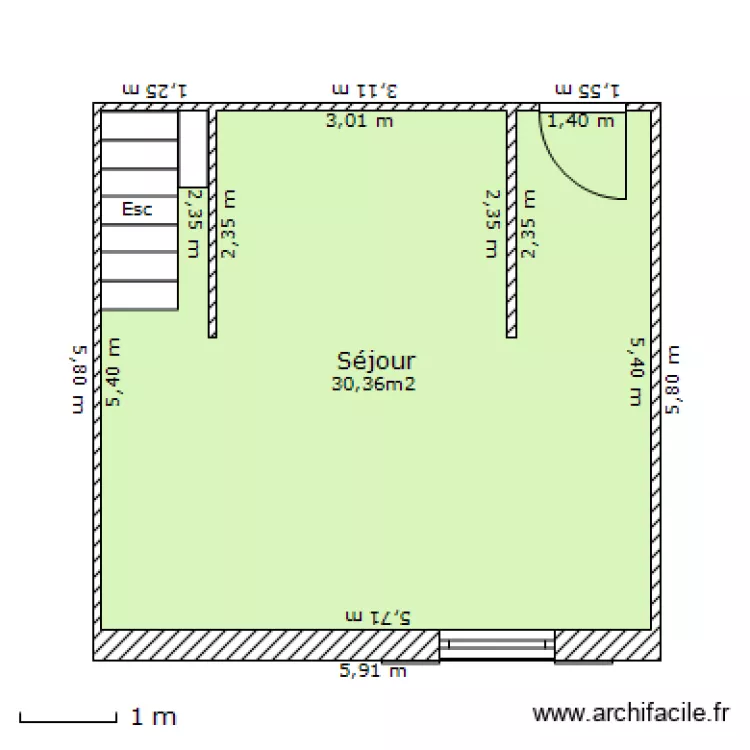 Apt-66. Plan de Apt-66. Plan de