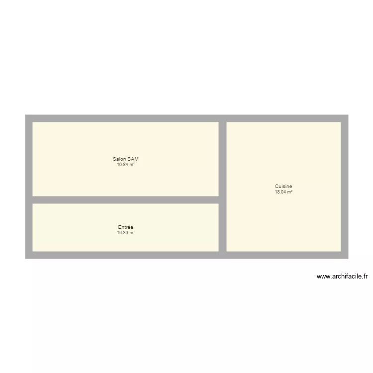 Maison G TELL. Plan de 
