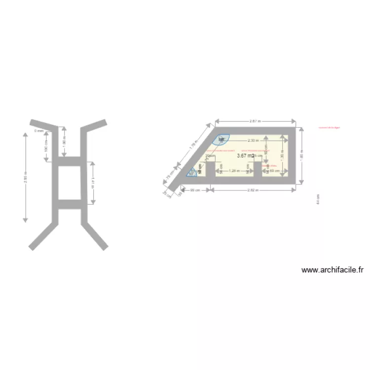 Ecluse lac. Plan de Ecluse lac. Plan de