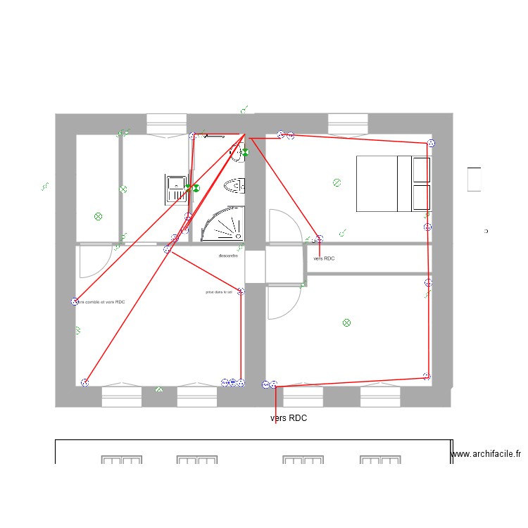 grouchy prises. Plan de 0 pièce et 0 m2