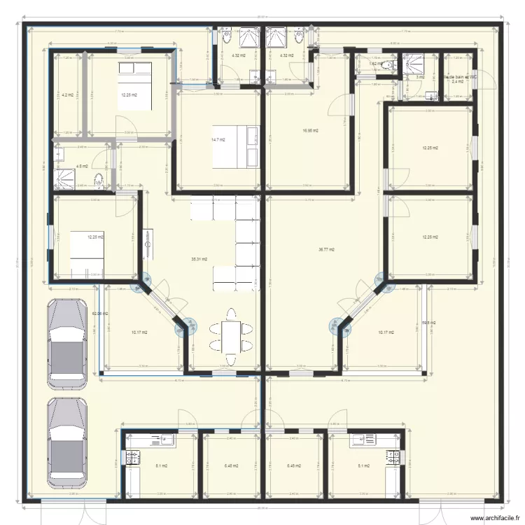 Villa A Louer Margueritte Type v20170217 Renew. Plan de 0 pièce et 0 m2