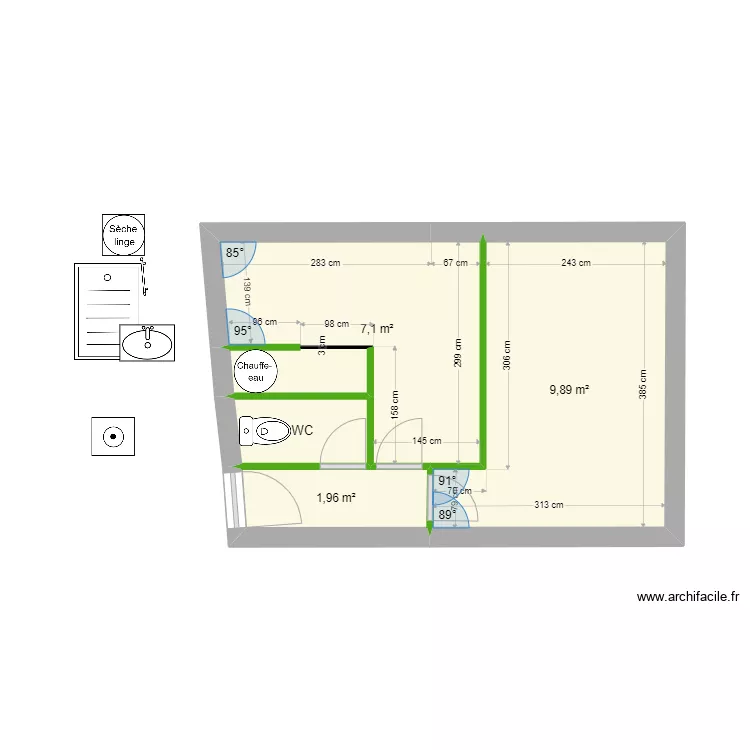 Projet2 zone2. Plan de 