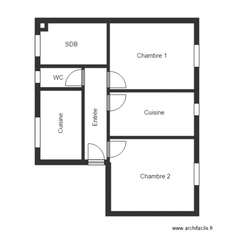 GONZALEZbis. Plan de 0 pièce et 0 m2