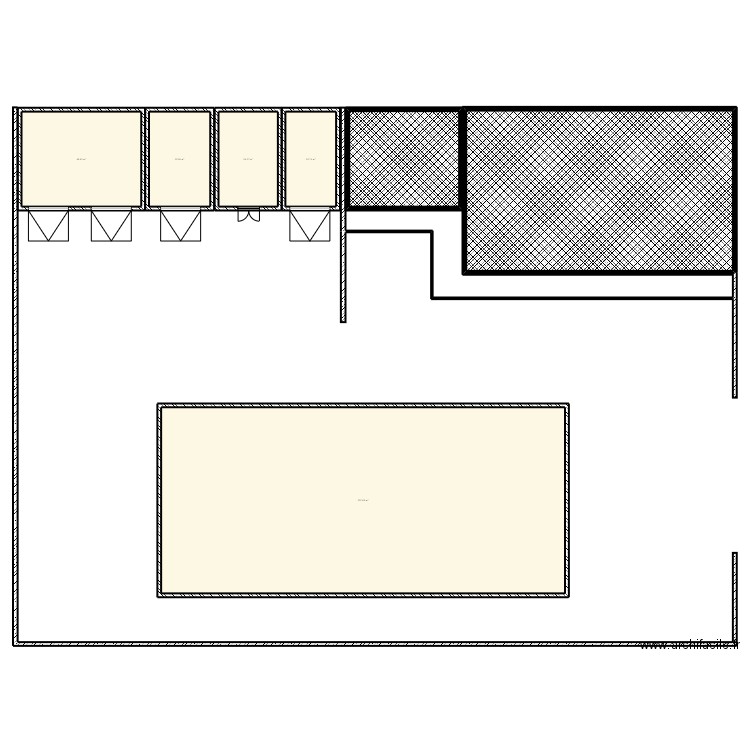 LOT CARBON BLANC CT & BOX. Plan de 7 pièces et 670 m2