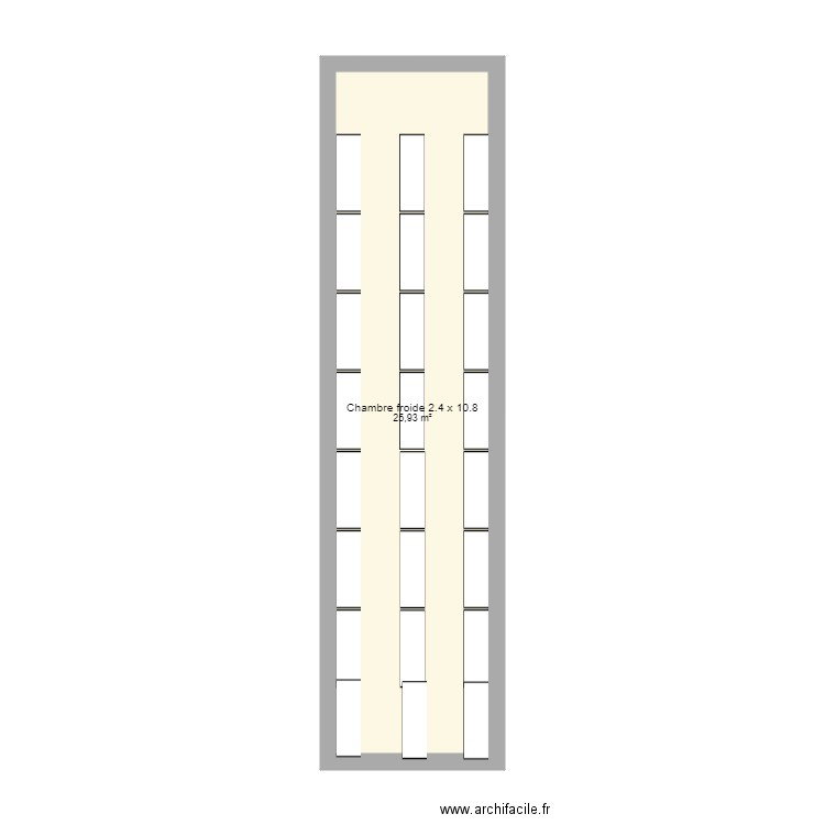 Plans Chambres froides. Plan de 0 pièce et 0 m2