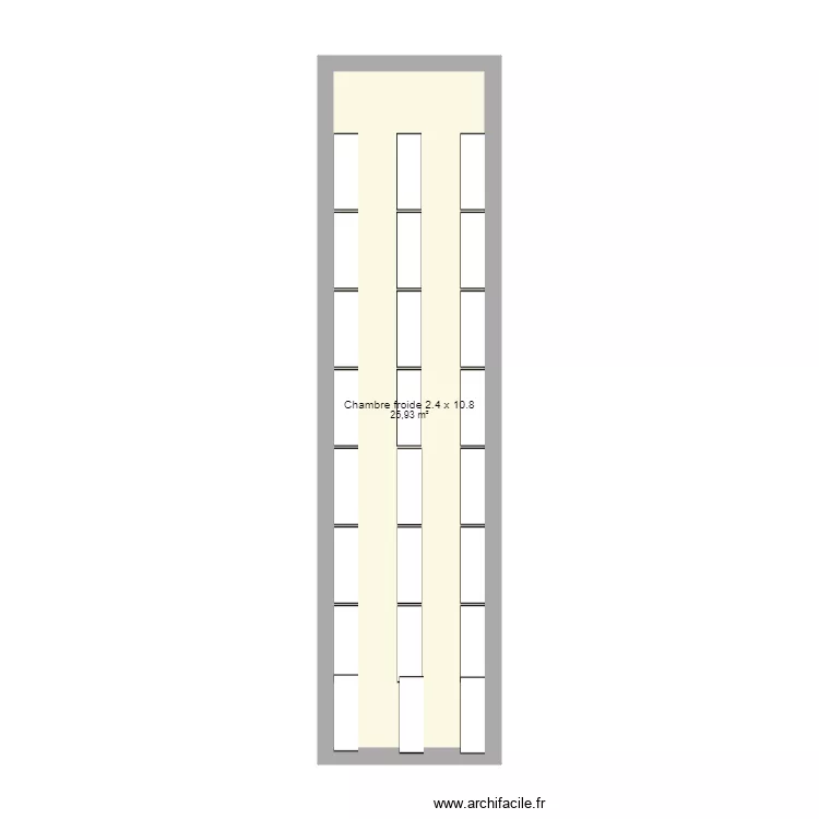 Plans Chambres froides. Plan de 