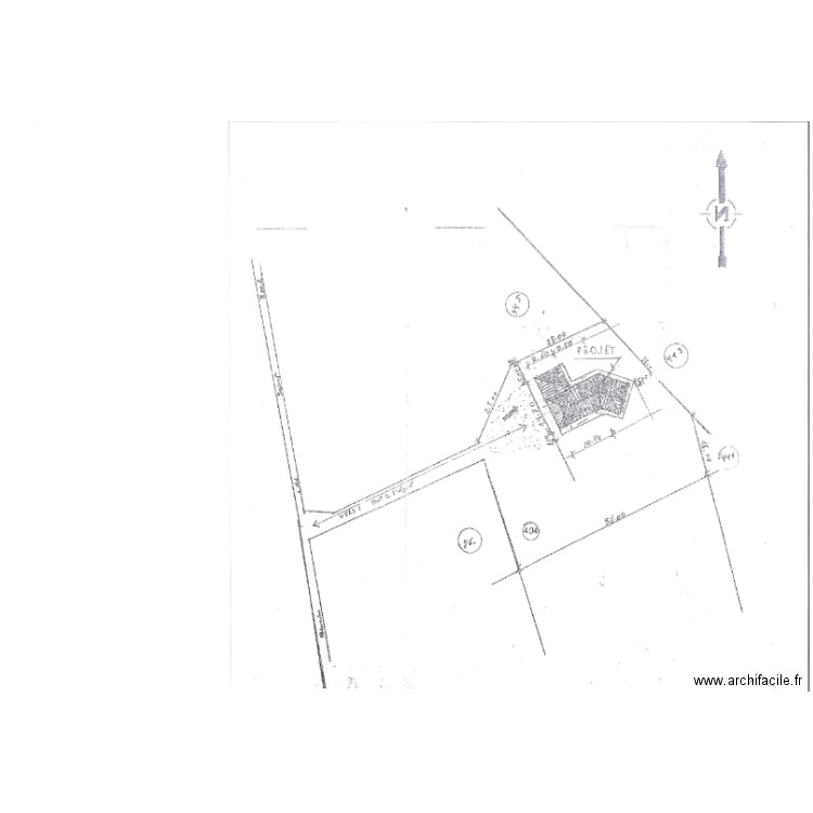 DP2.Plan de masse Sanchez Edouard. Plan de 0 pièce et 0 m2