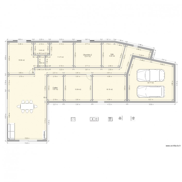 Maison JC Auré Pan coupé. Plan de 0 pièce et 0 m2