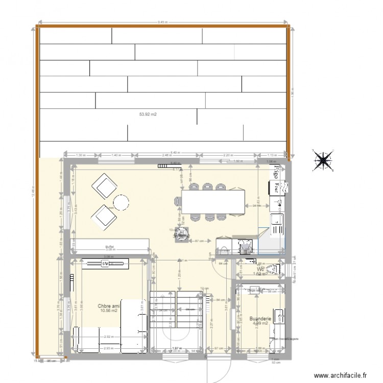 Les plaines - Aménagement intérieur + extérieur - V2.30 - 11.07.2022. Plan de 18 pièces et 278 m2