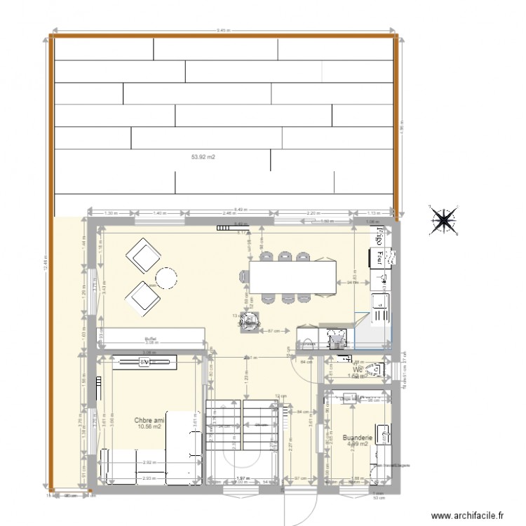 Les plaines - Aménagement intérieur + extérieur - V2.30 - 11.07.2022. Plan de 0 pièce et 0 m2