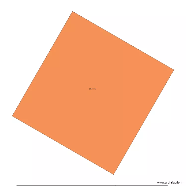 maison villaret. Plan de 