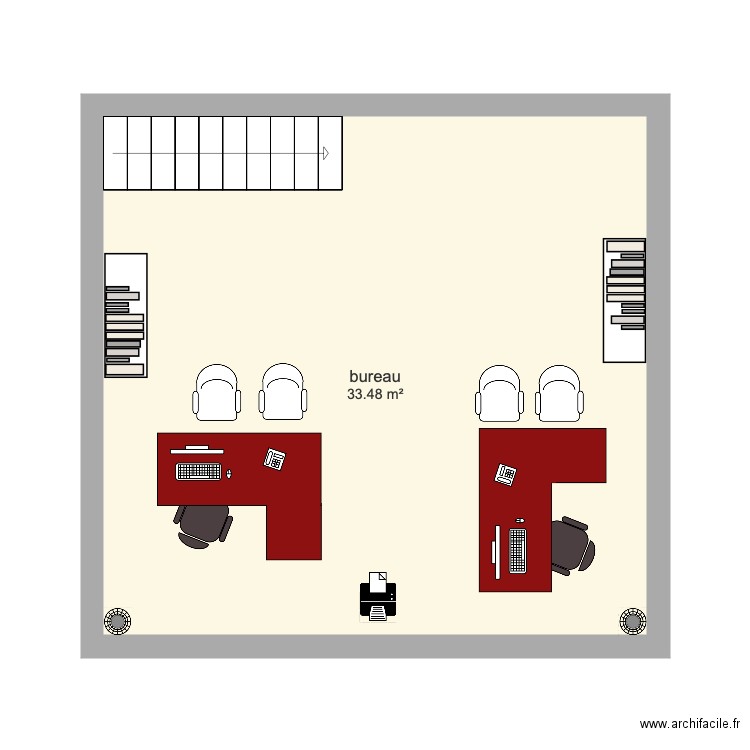 bureau pironchamps. Plan de 0 pièce et 0 m2