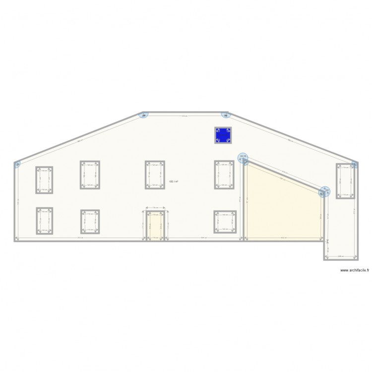 Facade ouest Benney 2018. Plan de 0 pièce et 0 m2