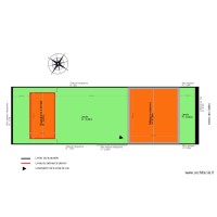 Plan de masse du batiment à démolir