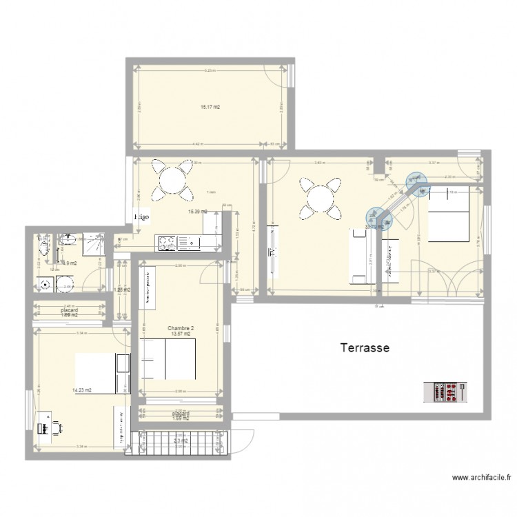 Appartement vert  Modifier 10 05 2016. Plan de 0 pièce et 0 m2