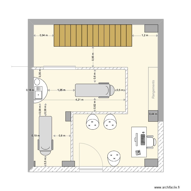 BIARRITZ RDC Propo1. Plan de 0 pièce et 0 m2