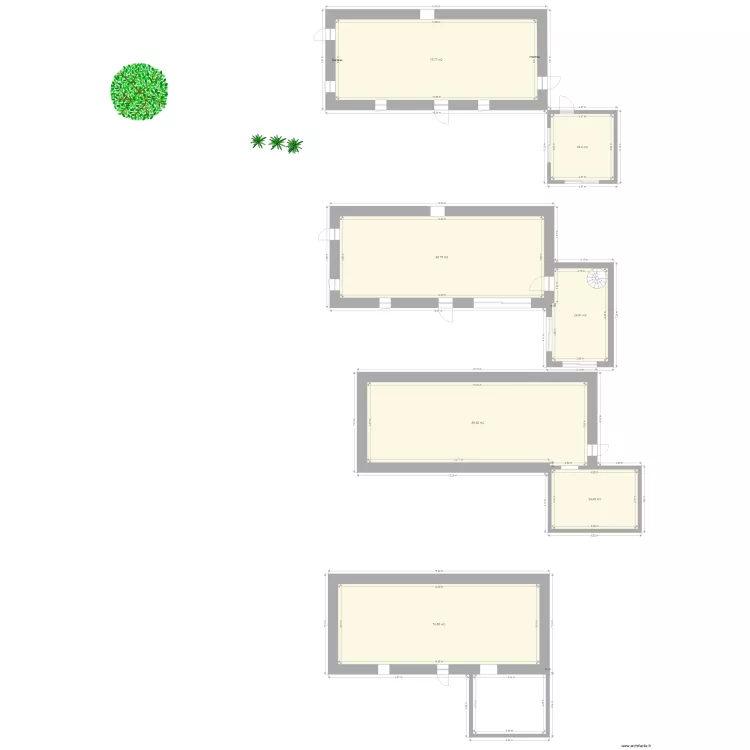 Pleg Er Lann 1 Rdc Extension. Plan de 