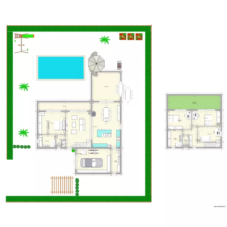 maison variante. Plan de maison variante. Plan de